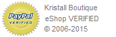 Kristall Boutique Merchant verified PayPal